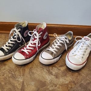 BLACK Converse Chuck Taylor hi-tops (other colors listed separately)